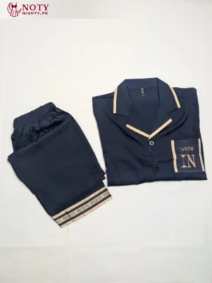 Dark Moon Silk Nighty Set